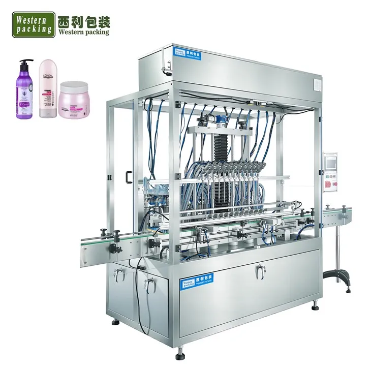 Flaske flytende fyllemaskin